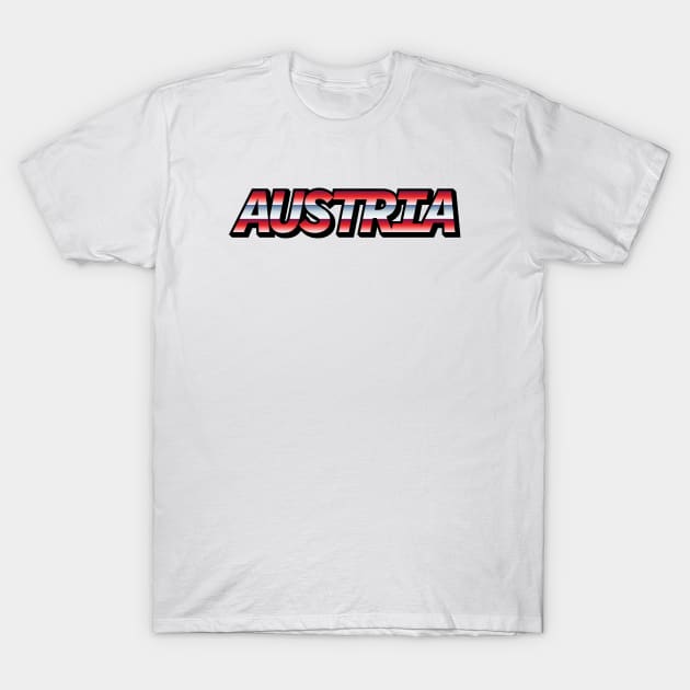 Austria T-Shirt by Sthickers